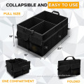 Collapsible car boot organizer